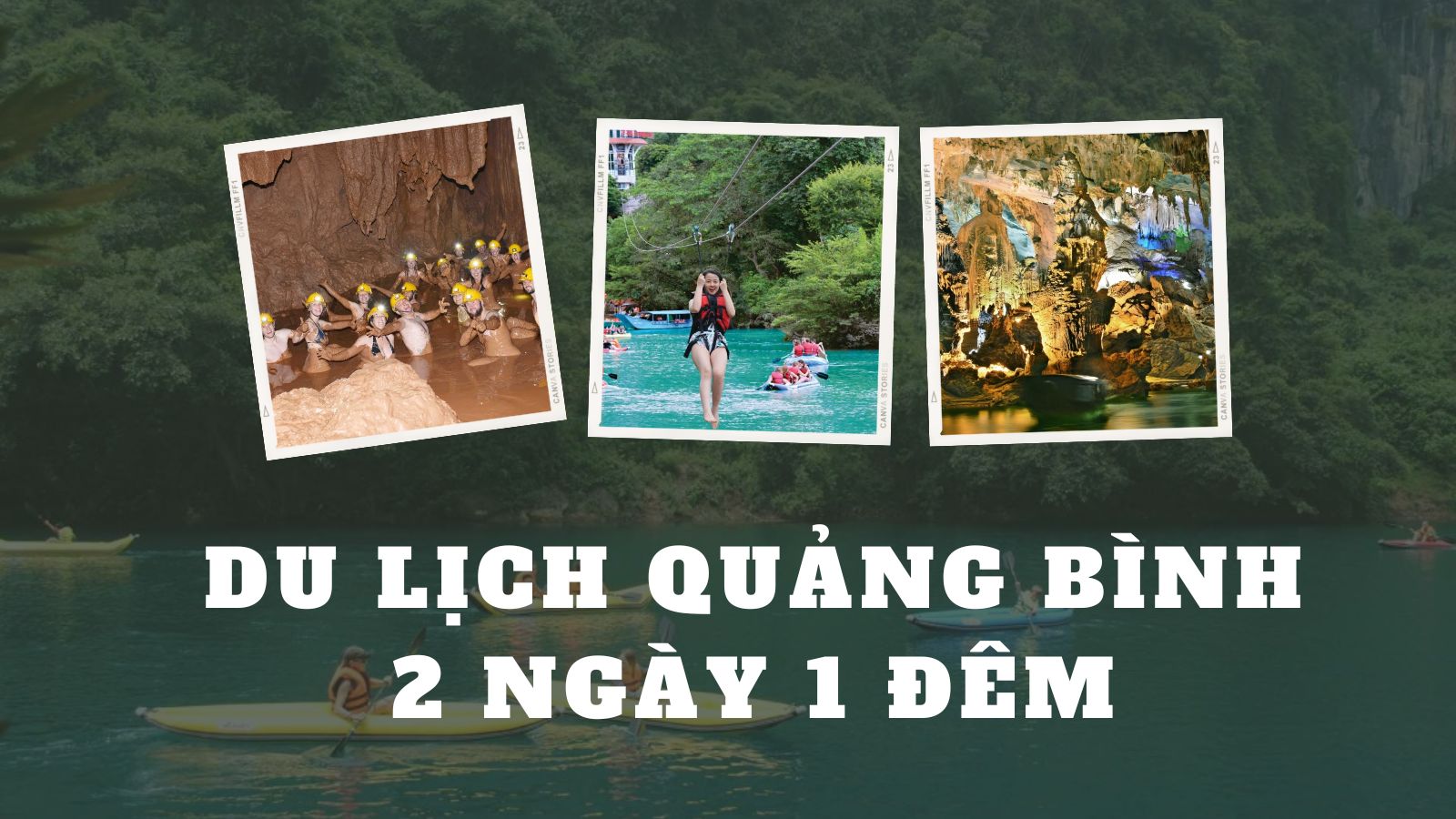 Quảng Bình - Đồng Hới - Động Thiên Đường - Sông Chày Hang Tối - Phong Nha - 2 Ngày 1 Đêm